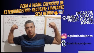 Pega a Visão Exercício de Estequiometria Reagente Limitante sem Neura🔥📚 [upl. by Martine]