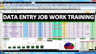 Data Entry amp Office Work Training For Job In Excel In Hindi [upl. by Ecart]