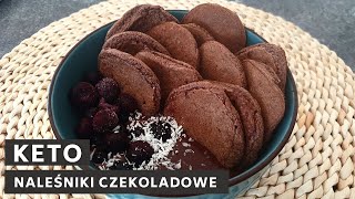 KETO NALEŚNIKI CZEKOLADOWE  Jak zrobić pyszne keto naleśniki bez nabiału z czekoladowym sosem [upl. by Feodora579]