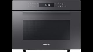 Samsung Forno Microonde Combinato 35 Litri 1400 W Grill XXL con Piatto Doratore e Vaporiera Nero [upl. by Aicital746]