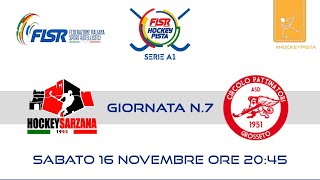 Serie A1  G7  Hockey Sarzana x CP Grosseto 1951 [upl. by Brainard]