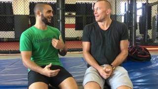 GSP vs Firas Zahabi Predictions on Conor McGregor vs Nate Diaz [upl. by Attalanta]