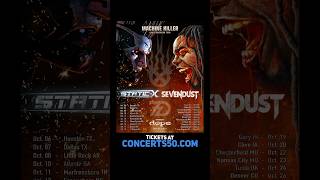 STATICX amp SEVENDUST Announce 2023 US Tour [upl. by Ramedlaw]