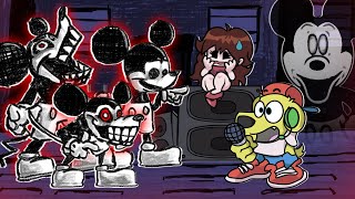 MICKEY HORROR MODE Friday Night Funkin vs MICKEY MOUSE REMASTERED FNF Mods 83 [upl. by Linzy959]