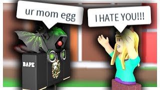 ROBLOX Trolling Kids on MEEP CITY [upl. by Keiryt]