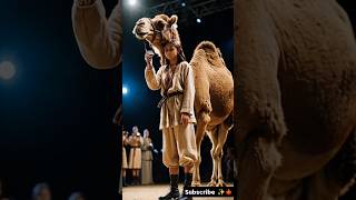 Woman fuses with camel on AGT agt performance [upl. by Airotahs]