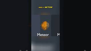 Meteors Meteoroids Meteorites Whats the Difference 🌠🪨  Space Science Explained universespace [upl. by Chrystal]