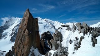 Arête des Cosmiques Aiguille du Midi Chamonix MontBlanc montagne alpinisme escalade [upl. by Slavic]