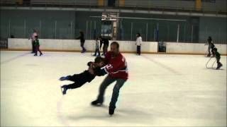 Figure Skater Lloyd Eisler having fun with his son [upl. by Irovi]