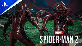 Carnage Vs AntiVenom Red Variant in Marvels SpiderMan 2 PS5 [upl. by Kristyn]