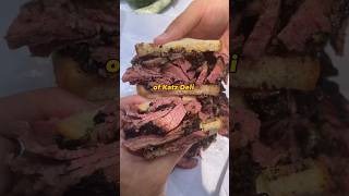 First Time Trying Katz Deli 🤯🔥 katzdeli pastrami nycdeli [upl. by Anivek]