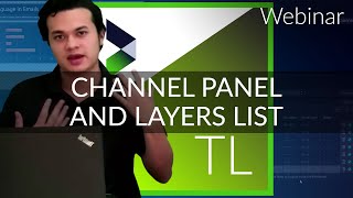 Titler Live 5  Channel panel and layers list  NewBlue Webinar [upl. by Lezah]