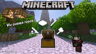 4 ITENS que VOCÃŠ PRECISA ter no Minecraft SKYBLOCK  REDESKY [upl. by Diad]