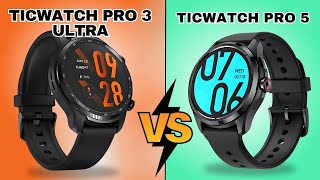 Ticwatch PRO 3 Ultra Vs Ticwatch PRO 5 COMPARATIVO  Qual É o Melhor [upl. by Gnod]