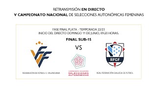 🚨DIRECTO🚨SUB15 FINAL PLATA I 🔴RFEF [upl. by Adnelg359]