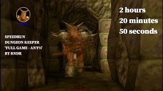 FORMER WR Dungeon Keeper quotfull game  any 2h20m50s speedrun w commentary [upl. by Correna464]