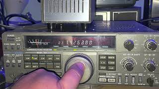 The Kenwood R5000 Vintage tabletop receiver will be my main radio for the next 24 hours [upl. by Ardel]