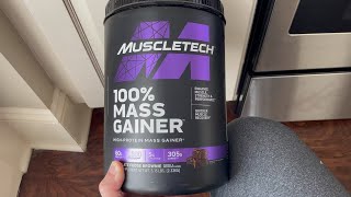 Muscletech 100 Mass Gainer Review After 12 Months [upl. by Branen676]