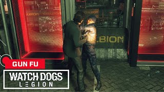 Watch Dogs Legion John Wick Mode Gun Fu Gun Kata  Professional Hitman Gameplay [upl. by Essirehc]