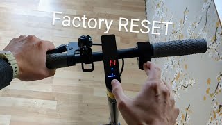 Factory HARD RESET Any Segway Ninebot Scooter  Clear Settings amp Fix Faults [upl. by Jew]