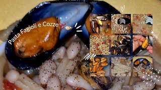 ♡Pasta FagioliampCozze♡🫘🦪 pastafagioliecozze ricette ricetteitaliane [upl. by Salazar]