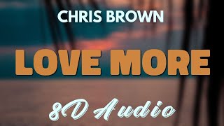 Chris Brown Feat Nicki Minaj  Love More 8D AUDIO [upl. by Nanreh646]