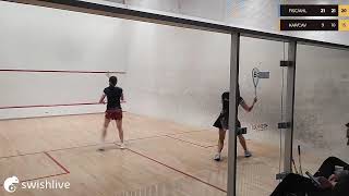 2024 FIR RACKETLON WORLD CHAMPIONSHIPS WOMENS FINAL FISCAHL VS KAPCAV [upl. by Natalee]