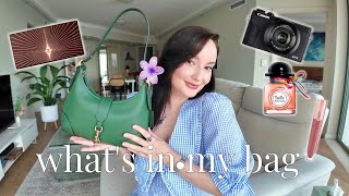 whats in my bag 2024 ft coach hamptons hobo bag [upl. by Prissy]