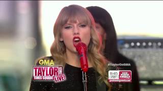 HD Taylor Swift  Red Live  GMA 10232012 on ABC [upl. by Raviv]