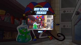 Rich vs poor school hacks but with The Amazing Digital Circus 🤩 Part 2 [upl. by Erhard970]