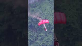 Yuhu Peak Wingsuit Flying Wingsuit Flyer Zhang Shupeng Wingsuit Flying Zhang Shupeng Fly with Sha [upl. by Nylidnarb]