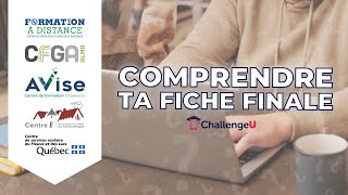 Comprendre ta fiche finale avec ChallengeU [upl. by Riess]