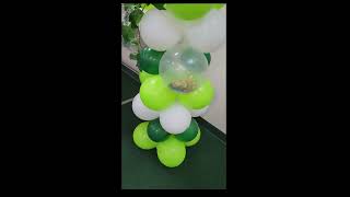 Green Cream amp Gold Balloon Decor by Ambitious Dive ENT [upl. by Rosamund]