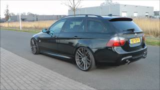 BMW 335i e91 500pk Exhaust sound custom made [upl. by Marva813]