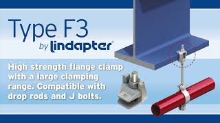 Type F3 Beam Flange Clamp by Lindapter [upl. by Sualakcin699]