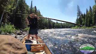 Poling Chase Rapids Allagash Wilderness Waterway Maine JMB Vlog 166A [upl. by Joe504]