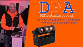 Chauvet DJ EZBEAM Q3 ILS Battery Powered Uplighter  DYProAudio [upl. by Ansel]