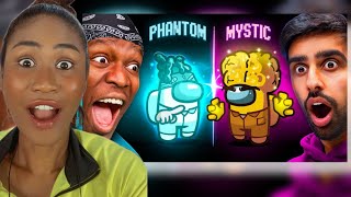 SIDEMEN AMONG US PHANTOM amp MYSTIC ROLES  Reaction [upl. by Htieh]