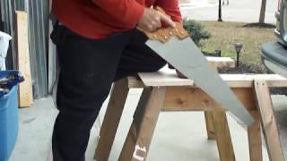 Disston D23 hand saw and info [upl. by Killen]