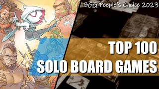 2023 Best Solo Board games Review BGGs Peoples choice 2023 [upl. by Farlee]