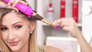 How to use the CHI Pink Interchangeable Curling Iron [upl. by Busby]