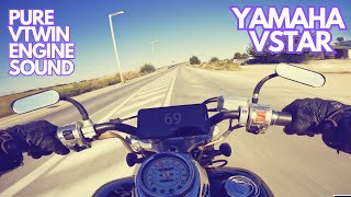 Bobber POV Ride  Yamaha Dragstar XVS 650 [upl. by Yrolam]