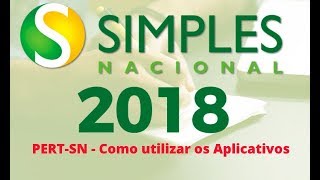 Utilizando o Aplicativo Parcelamento Simples Nacional  PERTSN [upl. by Adeys]