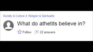 Yahoo answers misspellings  Atheism [upl. by Uni865]