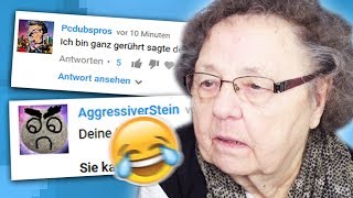 MEINE OMA REAGIERT AUF HATER 2 [upl. by Akvir597]