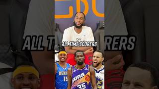 Who are the Top7 ALLTIME NBA scorers 👀🔥 [upl. by Aronid214]