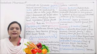 Carotenoids  Defintion Introduction Classification Chemistry Properties Funtion with Examples [upl. by Einnor]