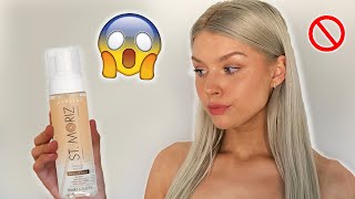 DONT BUY UNTIL YOU WATCH THIS VIDEO  St Moriz CLEAR MediumDark Tanning Mousse [upl. by Vey]