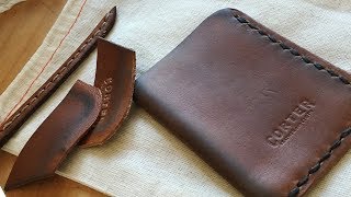 Cutting Apart a Handmade Leather iPhone Case [upl. by Tandi]