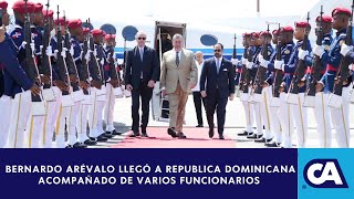 Bernardo Arévalo llegó a República Dominicana para asistir a la toma de posesión de Luis Abinader [upl. by Opal214]